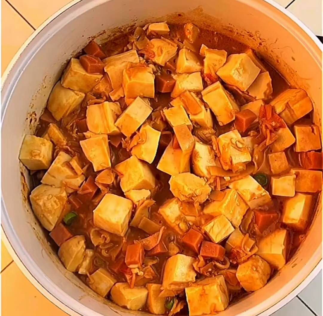 蟹黄焗豆腐的做法