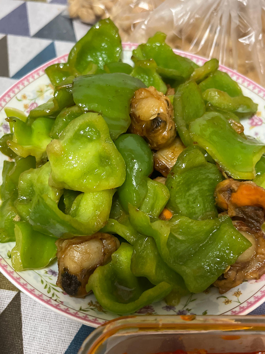青椒炒扇贝