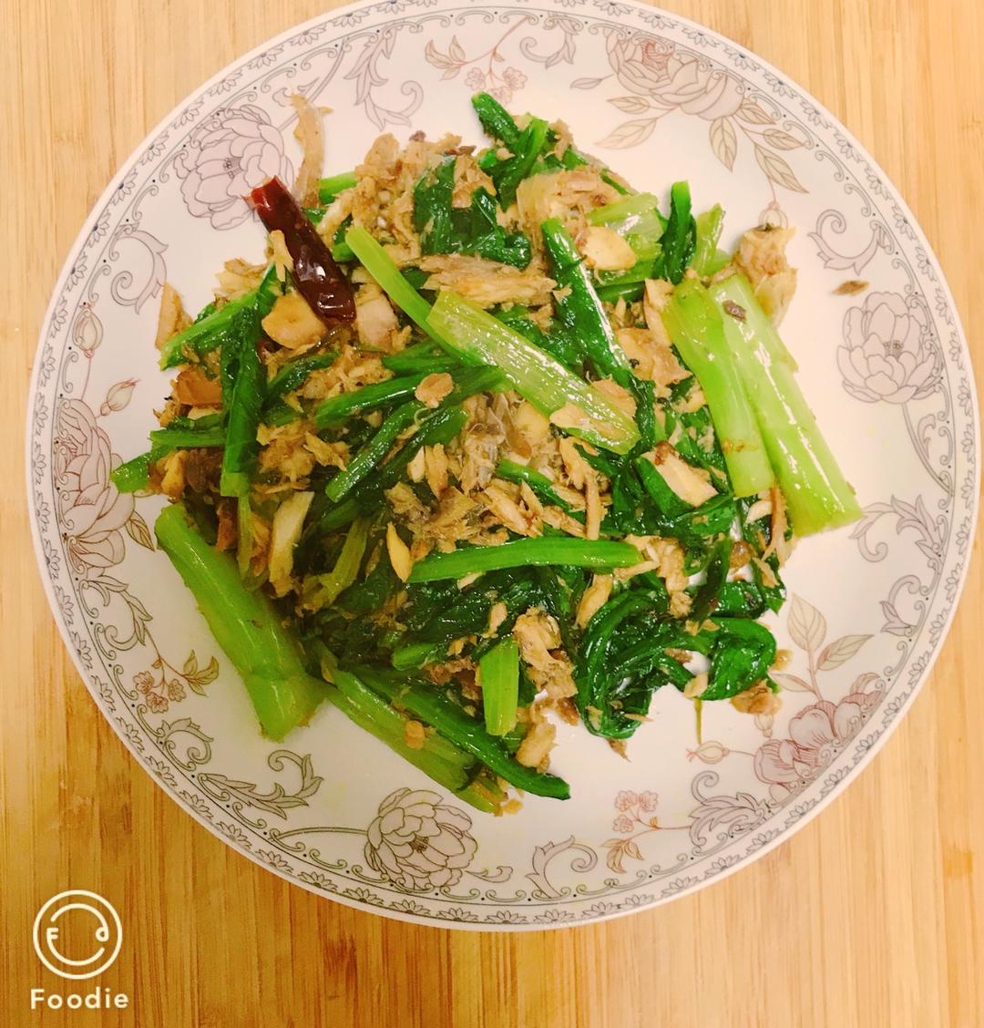 豆豉鲮鱼油麦菜