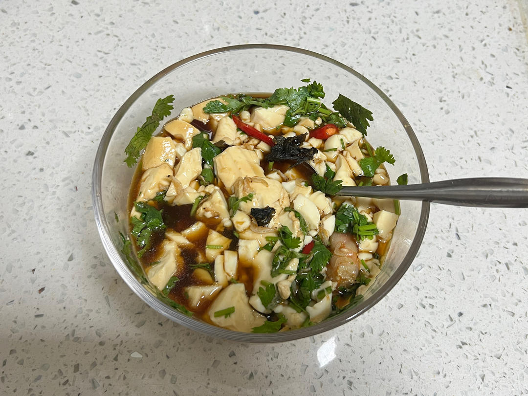 每天一道减脂餐之凉拌内酯豆腐