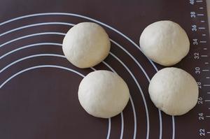 编织系列～四股麻花辫面包的做法 步骤2