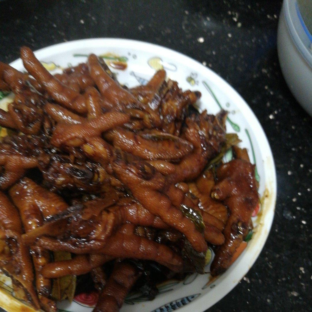 秘制红烧鸡爪
