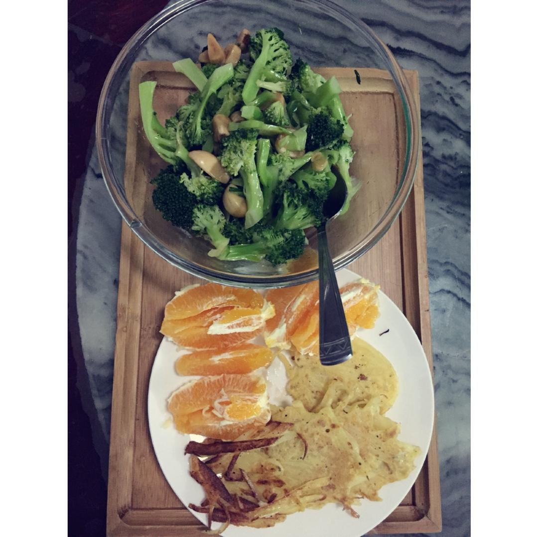 土豆胡萝卜丝煎饼