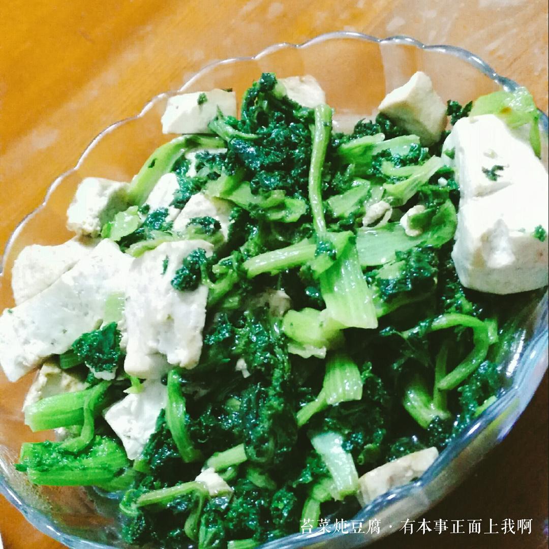 爱小桃酥做的苔菜豆腐汤