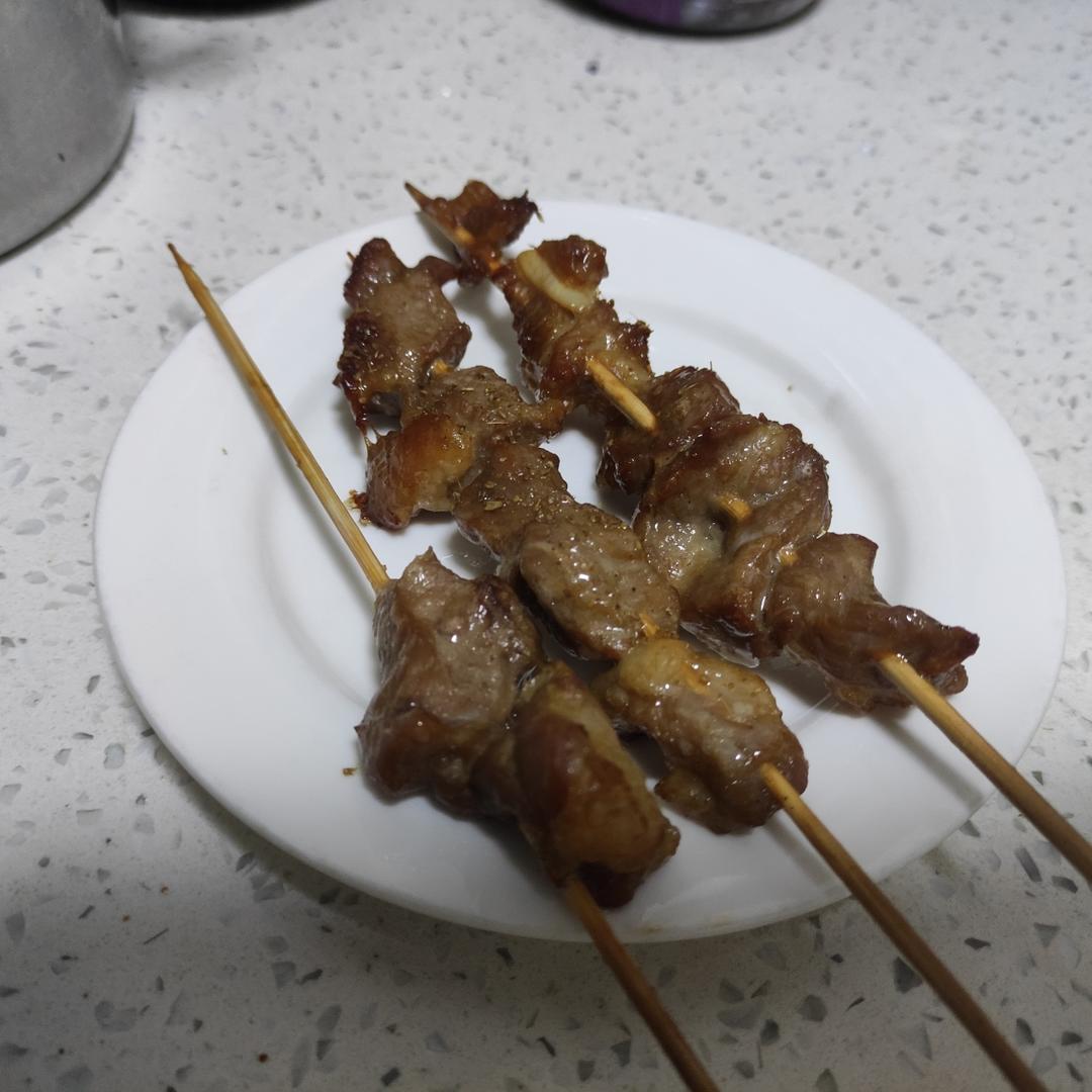巨好吃的羊肉烤串（烤箱版）