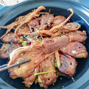 干锅辣鸭头–配菜随意的做法 步骤12