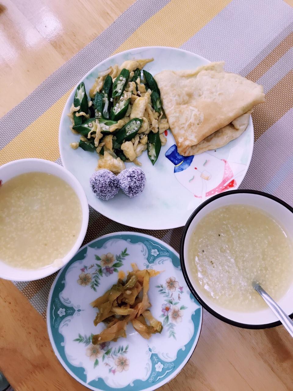 秋葵炒鸡蛋