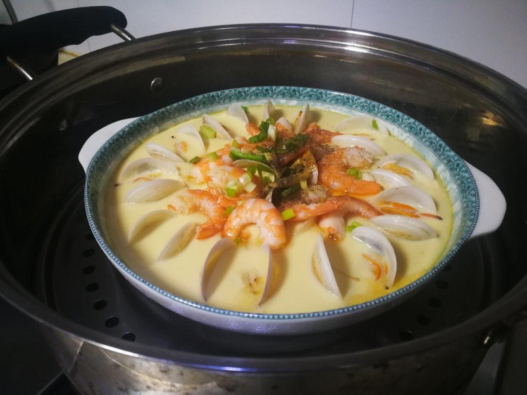 超滑嫩的蛤蜊炖蛋