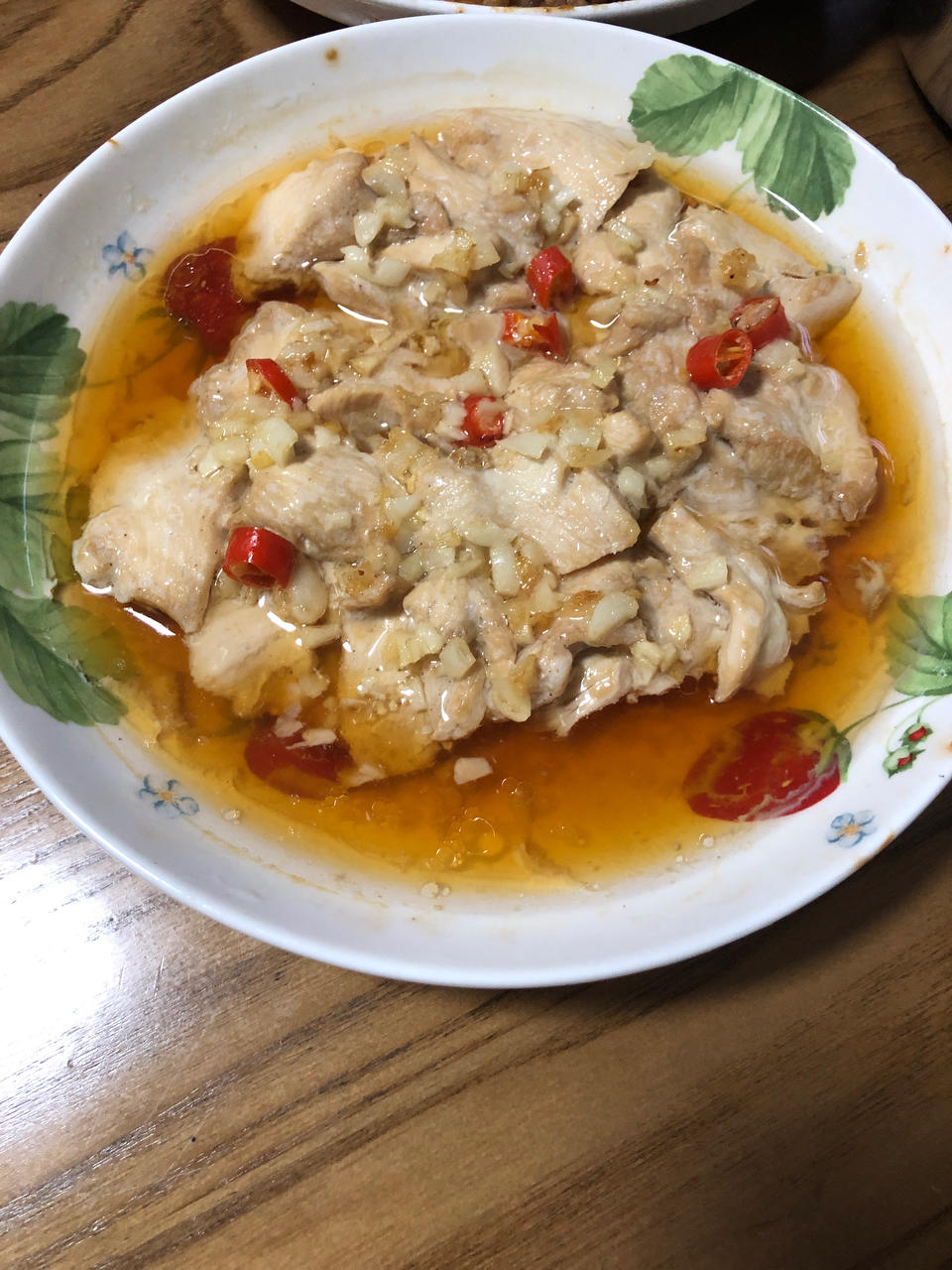 蒜蓉蒸鸡胸（鸡腿）