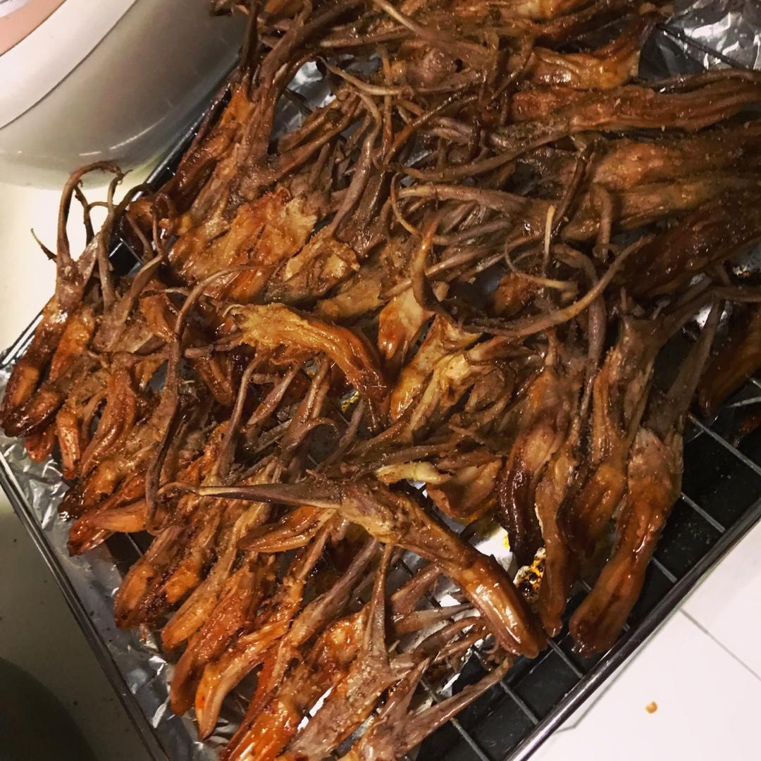 烤鸭舌