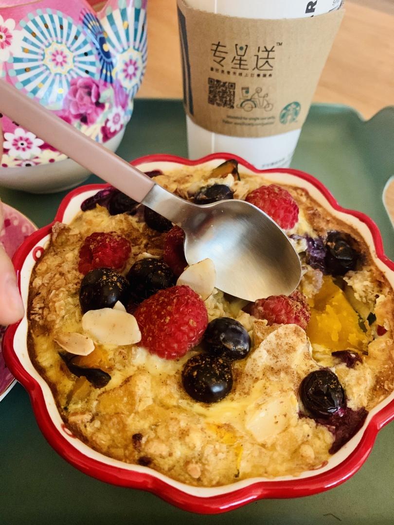 燕麦南瓜布丁——超低热量超级管饱的美味健康减脂早餐！