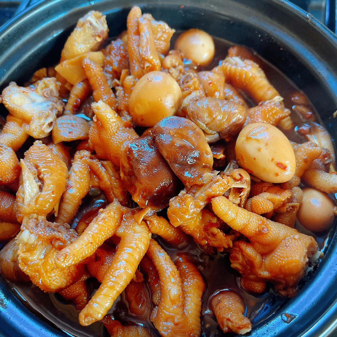 红烧鸡爪板栗