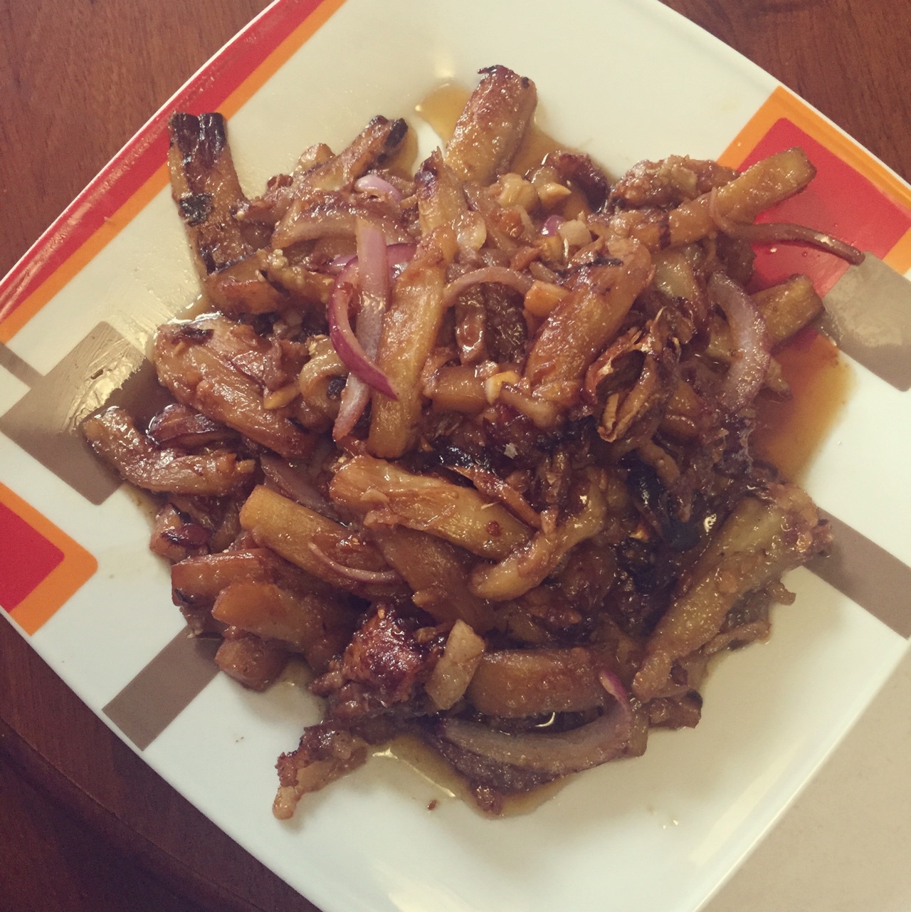 咸鱼茄子煲