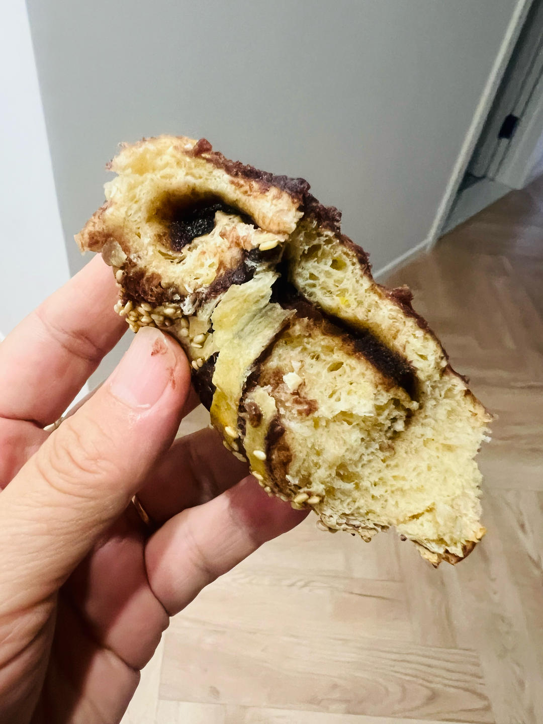 童年的记忆～豆沙面包圈烤箱版 简单易做新手必成功！