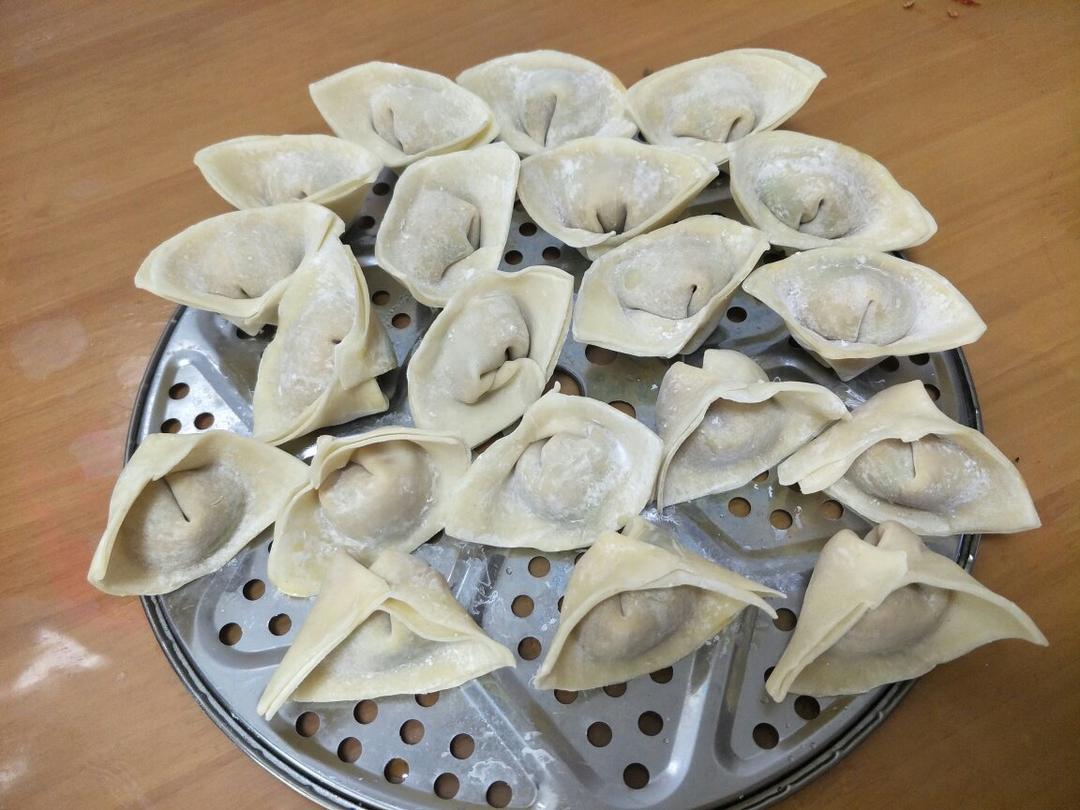 元宝馄饨的包法