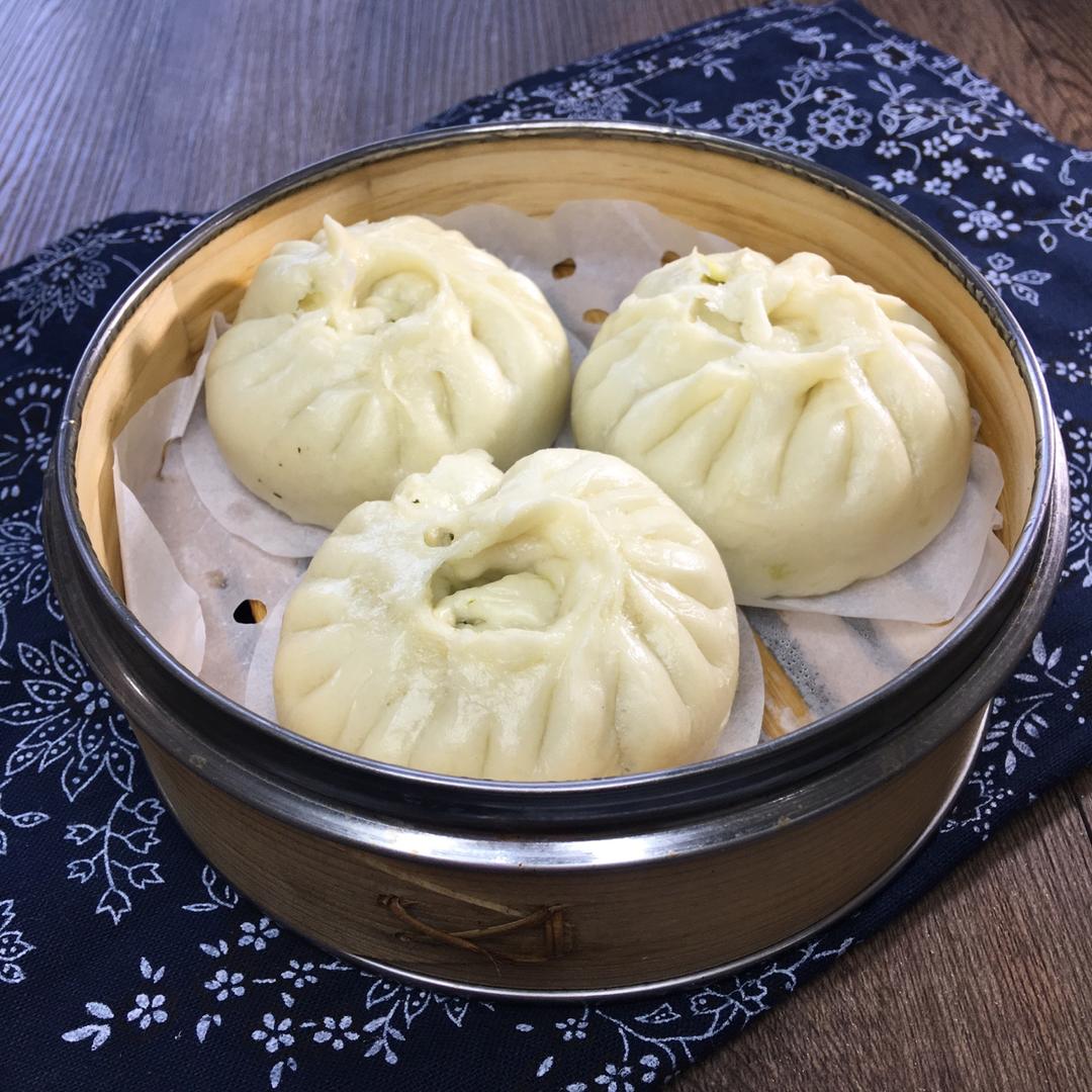 节省一半时间的大包子（另付翠绿菜包子，肉包子，腹黑包子食谱）