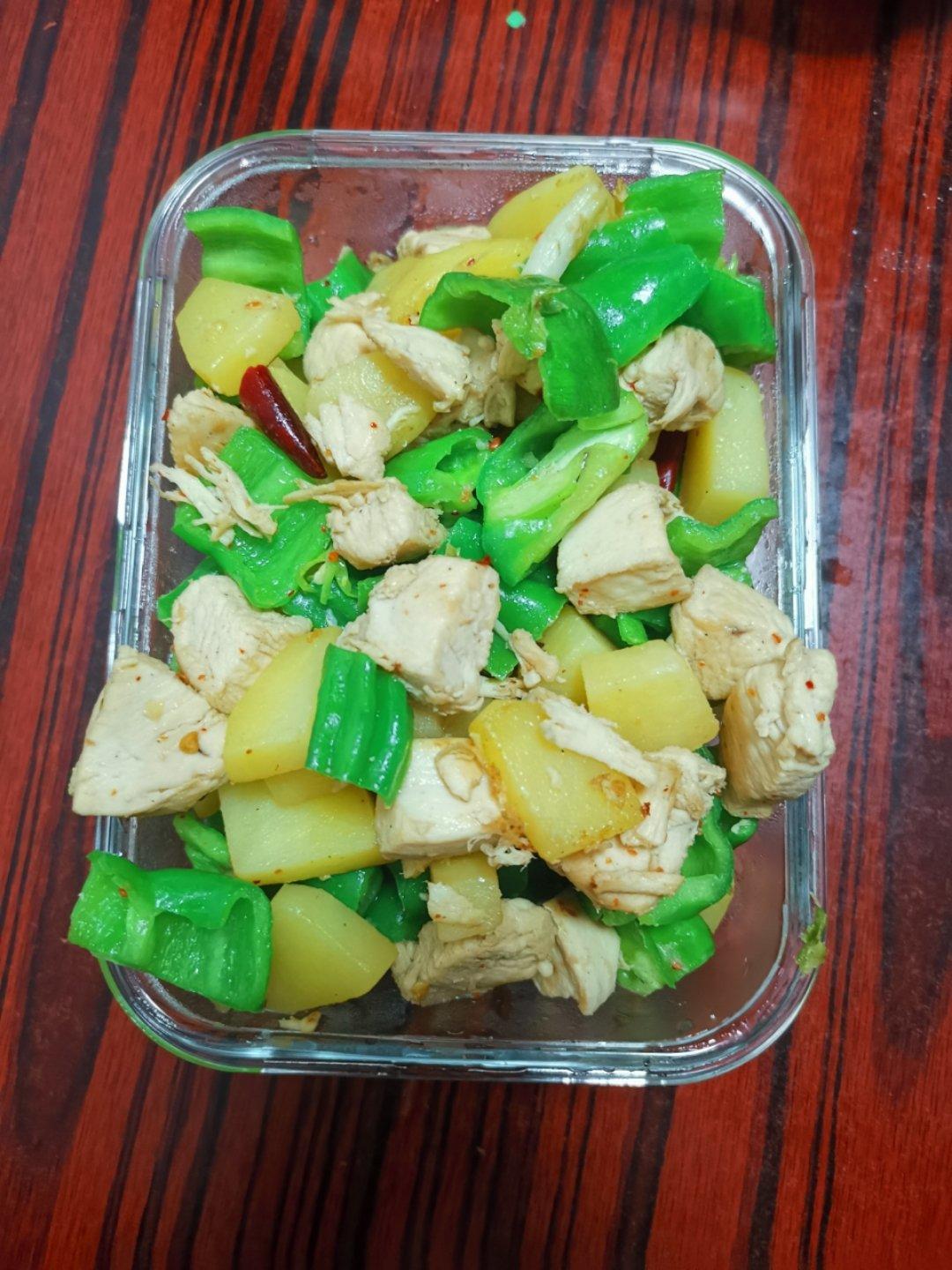 青椒土豆鸡胸肉