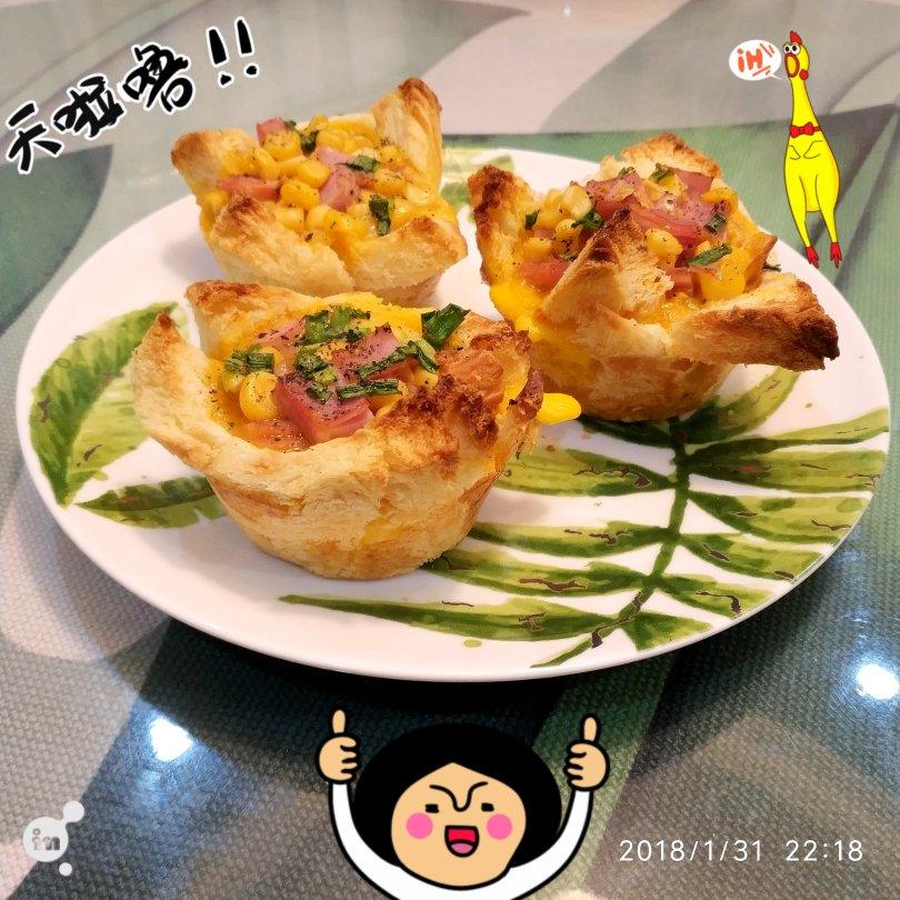 培根鸡蛋吐司杯