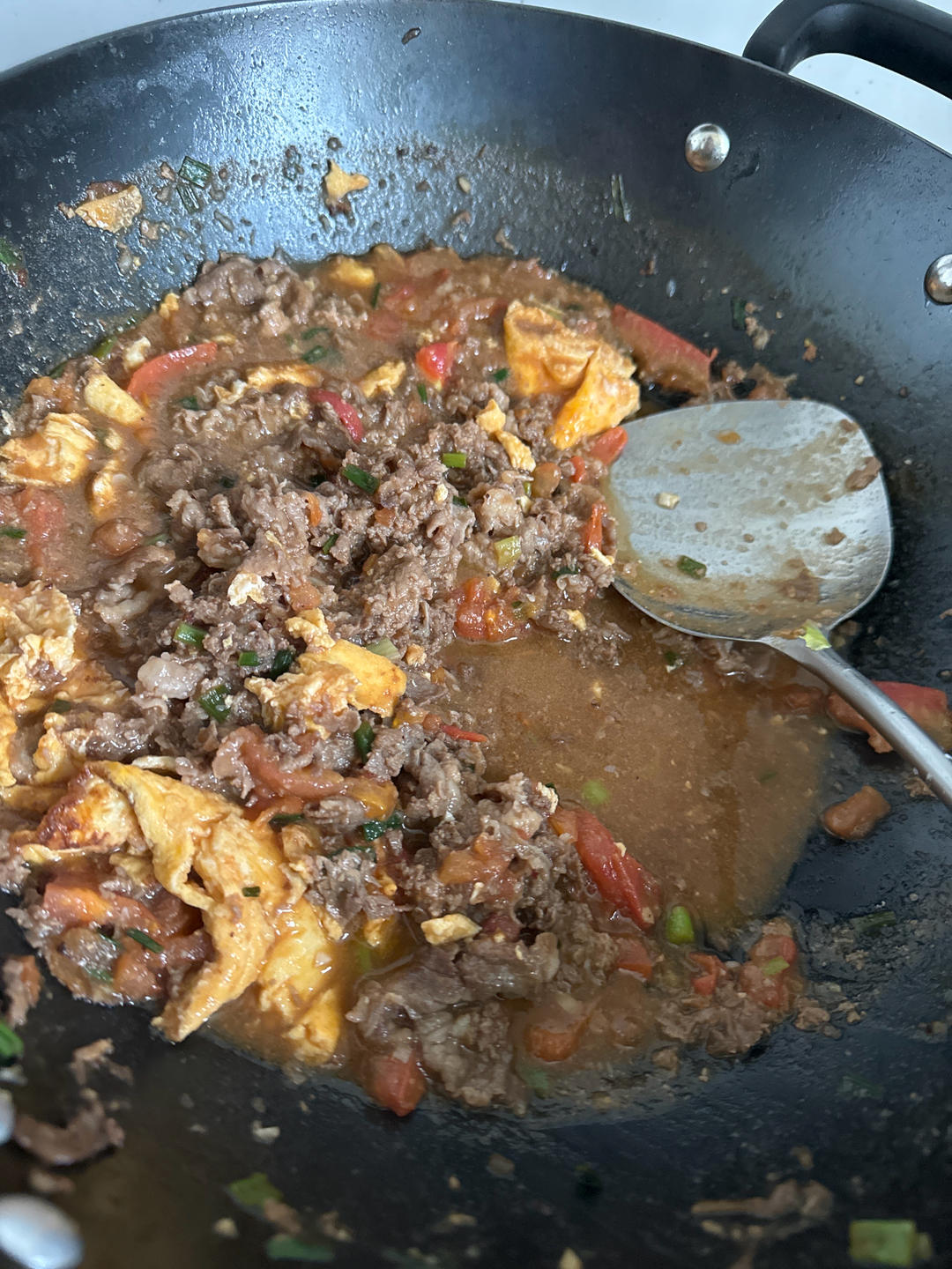 酸甜浓郁～超开胃🔥番茄滑蛋牛肉饭