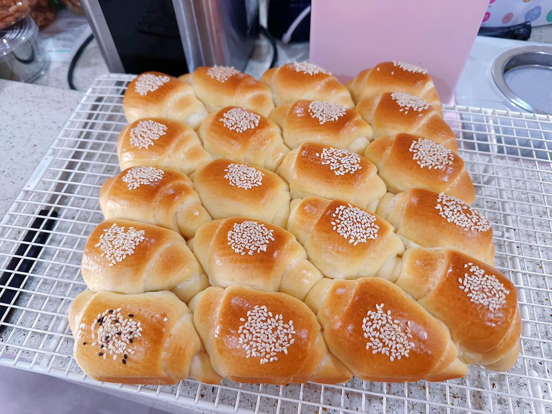 牛奶面包卷（直接法）