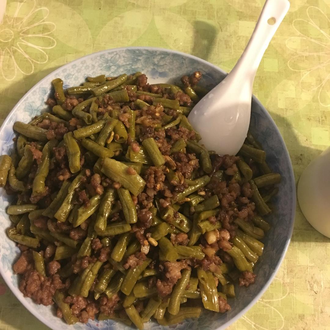 酸豆角肉沫