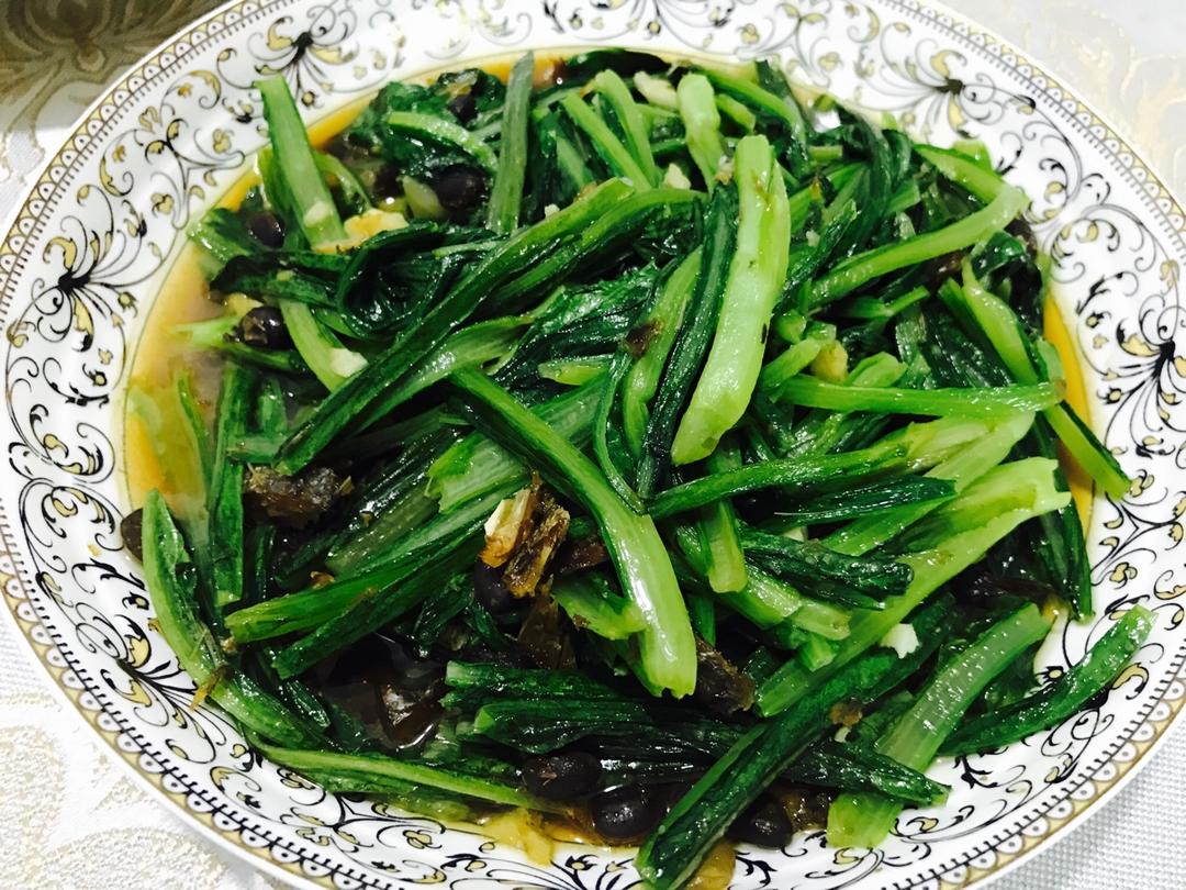 豆豉鲮鱼油麦菜