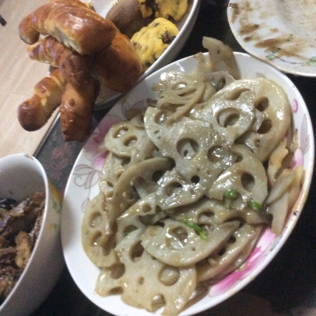 酸甜的开胃菜-  糖醋藕丁