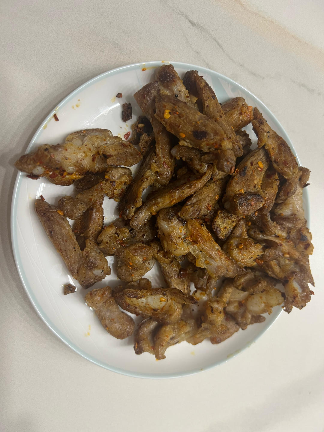 不裹粉不油炸的椒盐脆骨