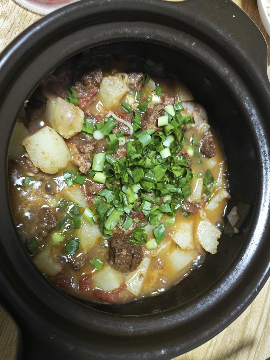 土豆炖牛肉