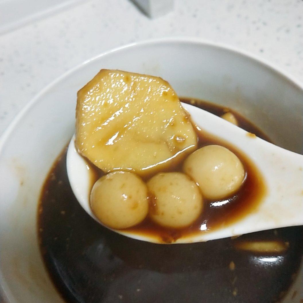 茨菰红糖小圆子（电饭锅）