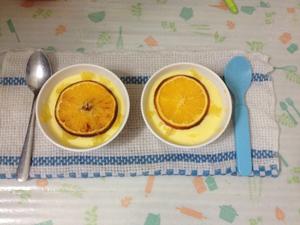 橙香蛋羹的做法 步骤1