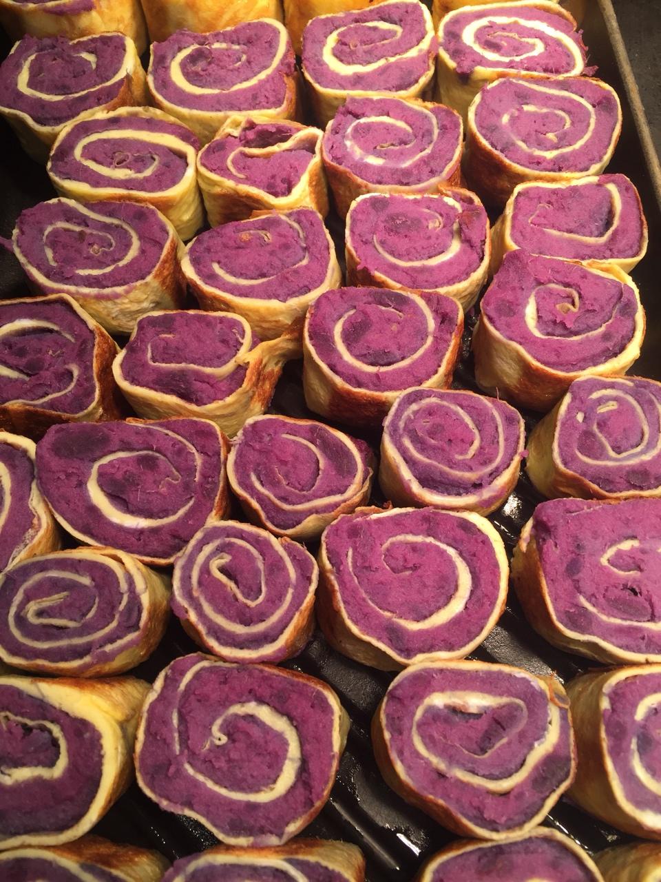 紫薯鸡蛋卷