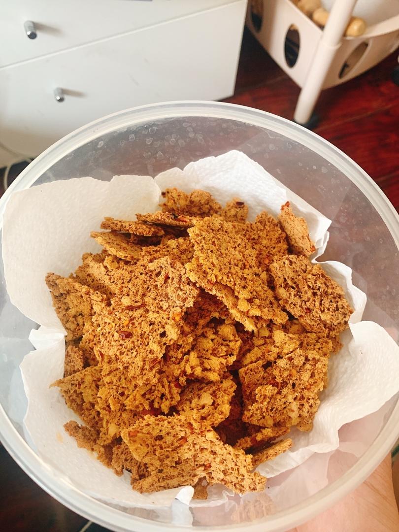 快手微波炉薯片/豆腐片（减脂无油）