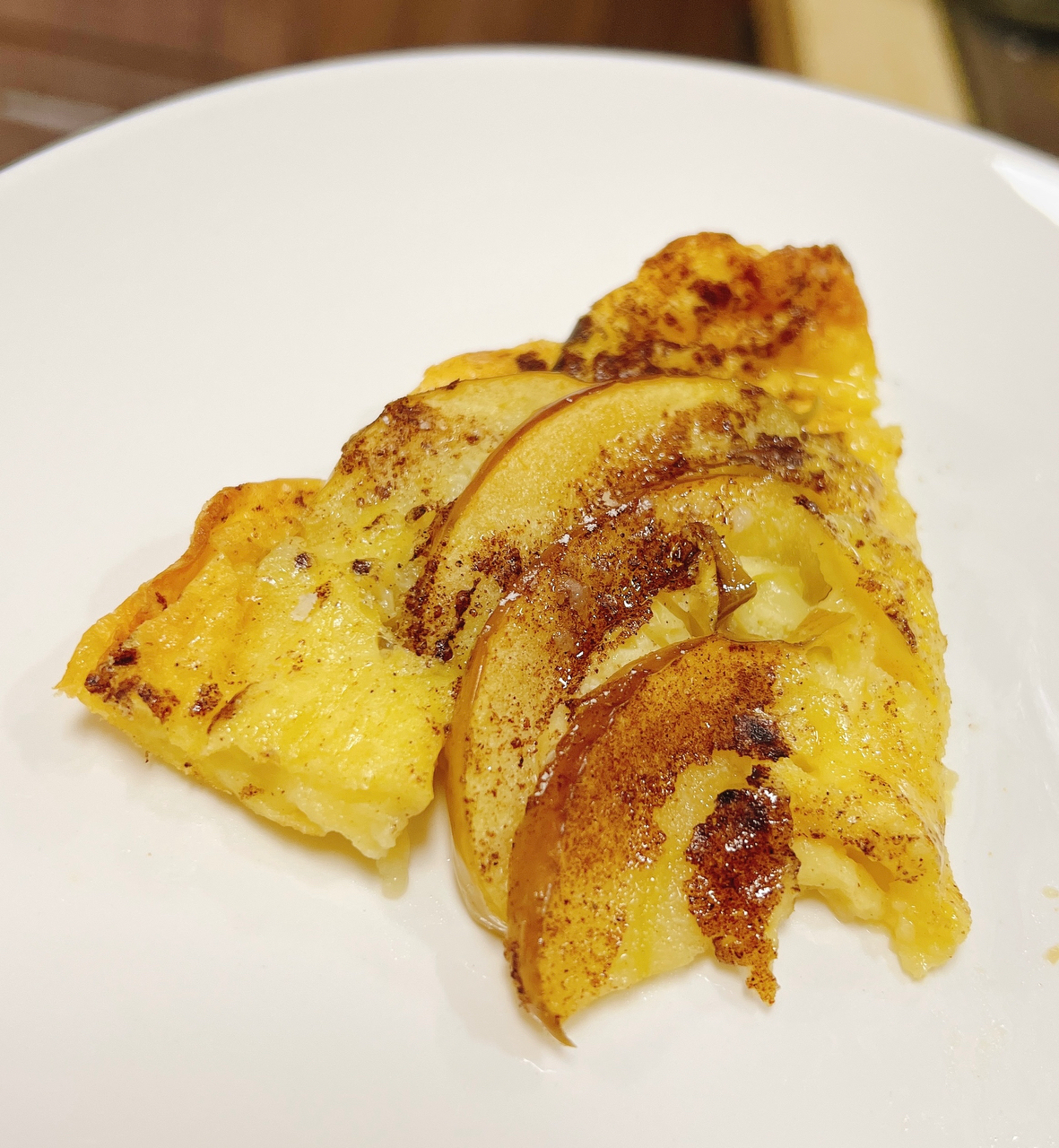 低卡肉桂苹果荷兰松饼🥞网红brunch