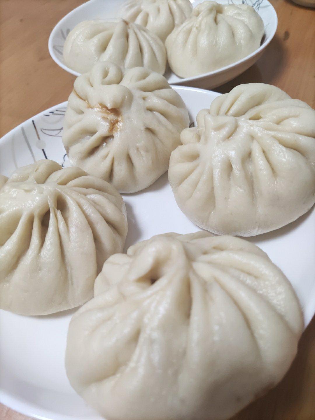 一次发酵肉包子