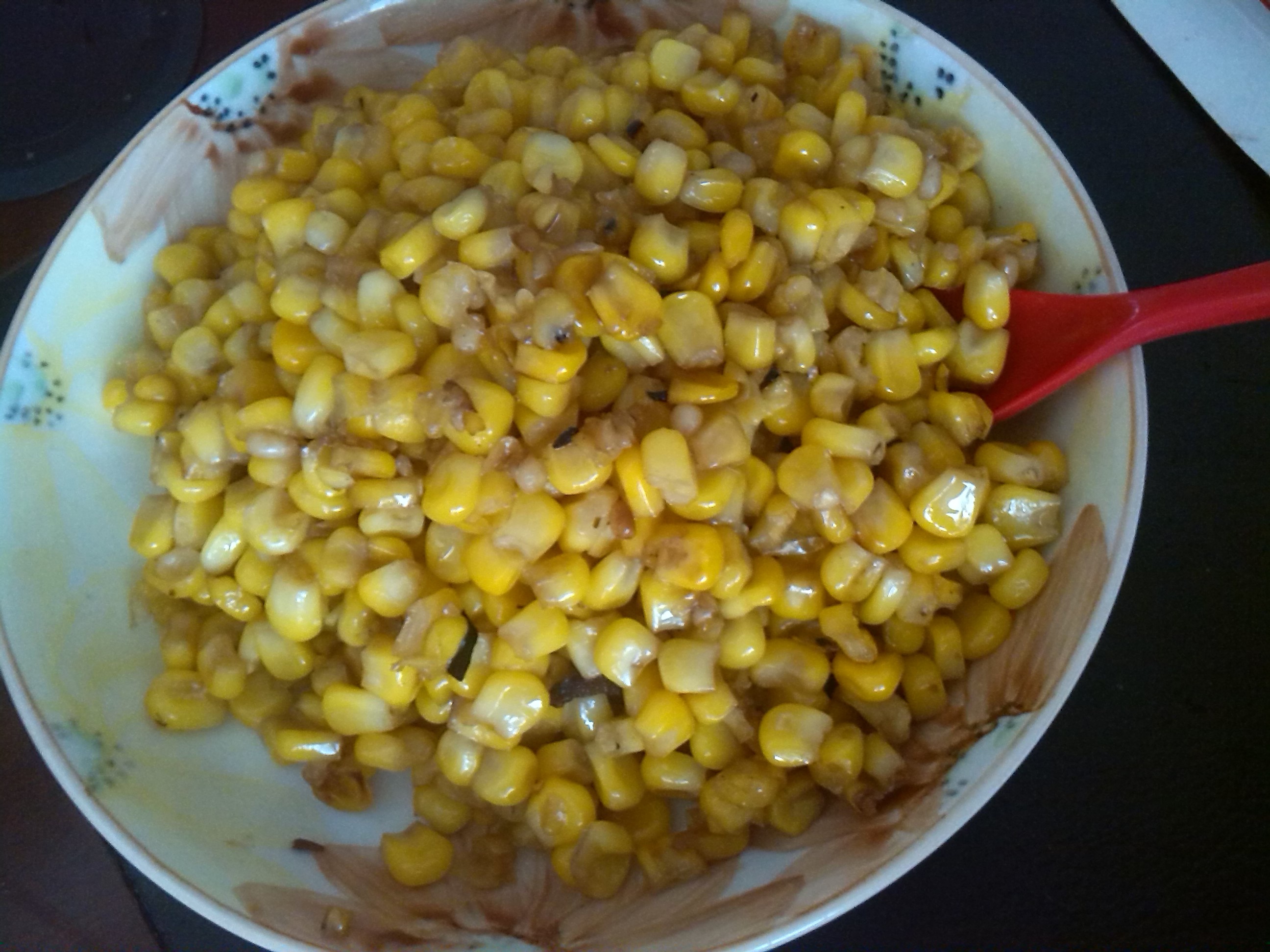 甜味松仁玉米