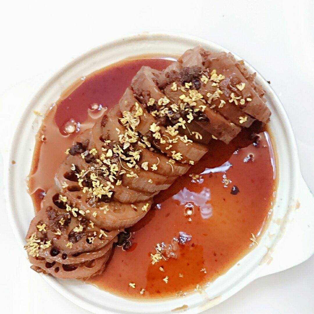 【曼食慢语】桂花红糖糯米藕