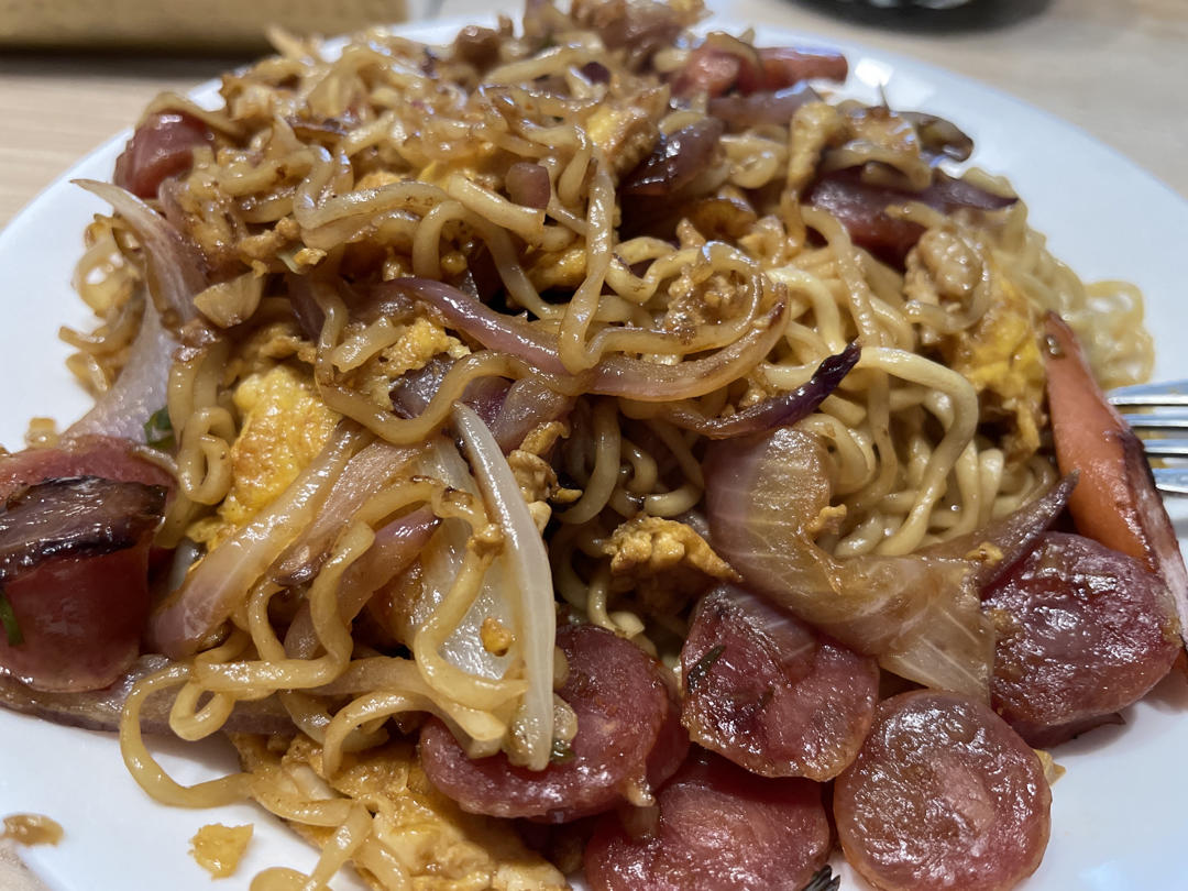 炒方便面￨幸福感爆棚