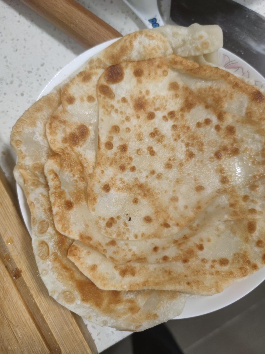 家庭版酱香饼（娃一出锅就吃三块）