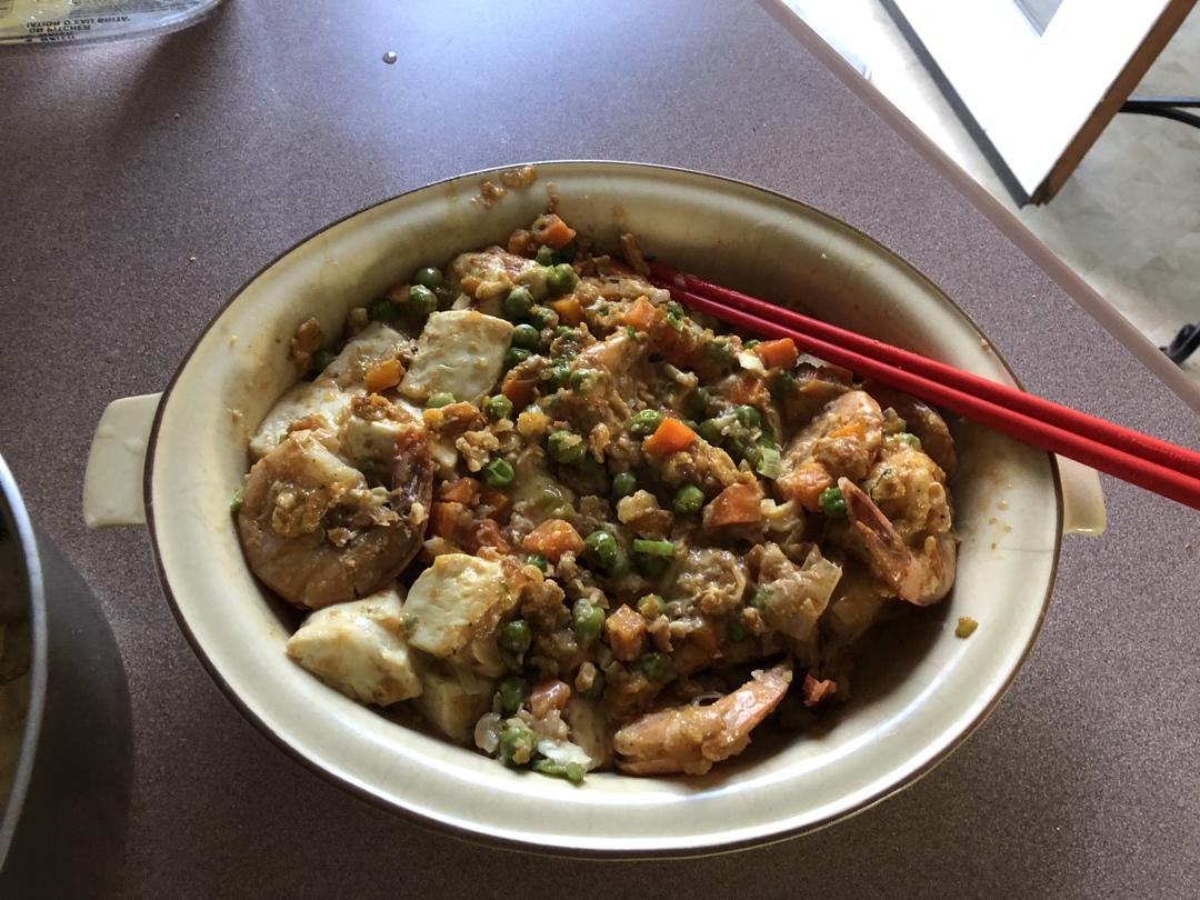 蟹黄豆腐（咸蛋黄版）