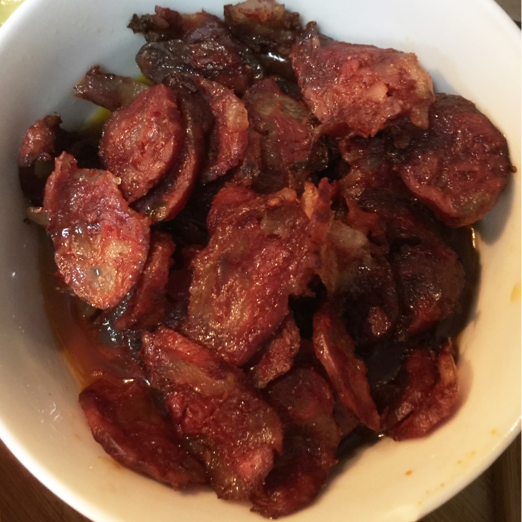 孜然炒香肠