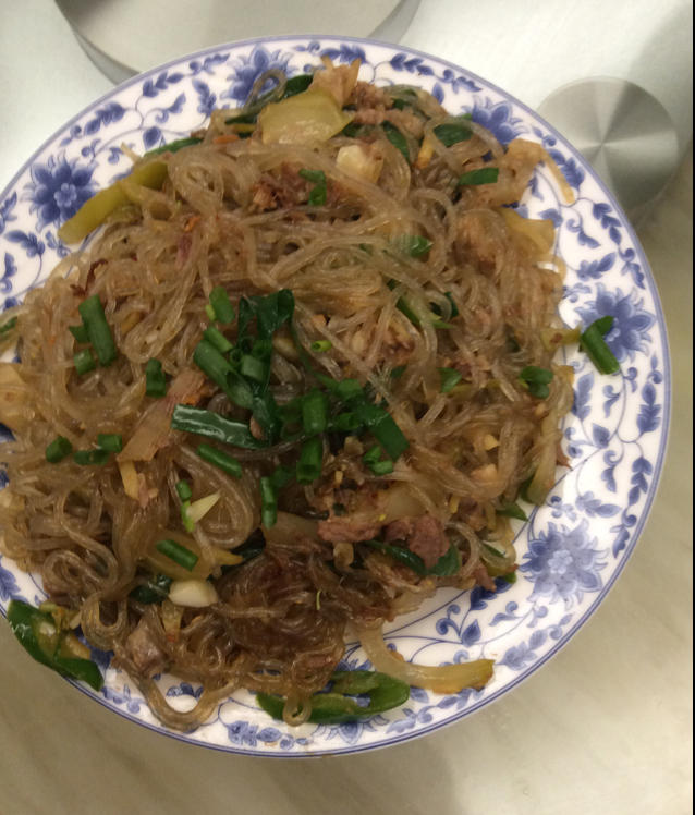 肉末炒粉丝