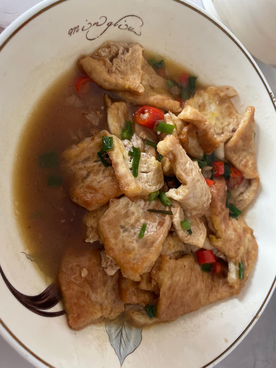 外焦里嫩的香煎豆腐