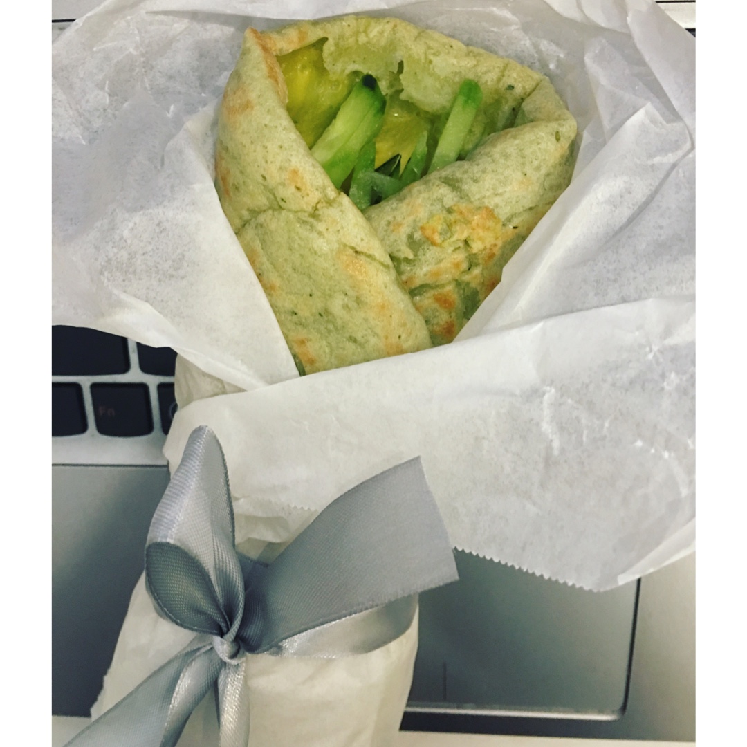 黄瓜鸡蛋早餐饼