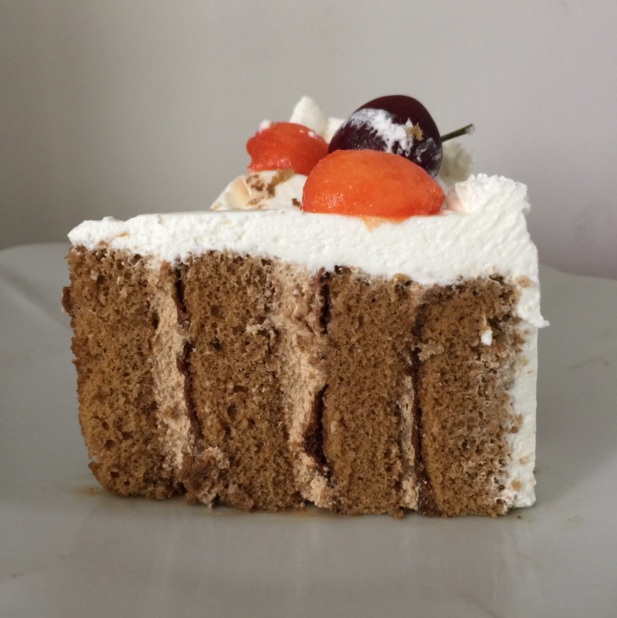 摩卡漩涡树桩造型蛋糕卷