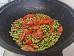 番茄青豆烧肉圆的做法 步骤4