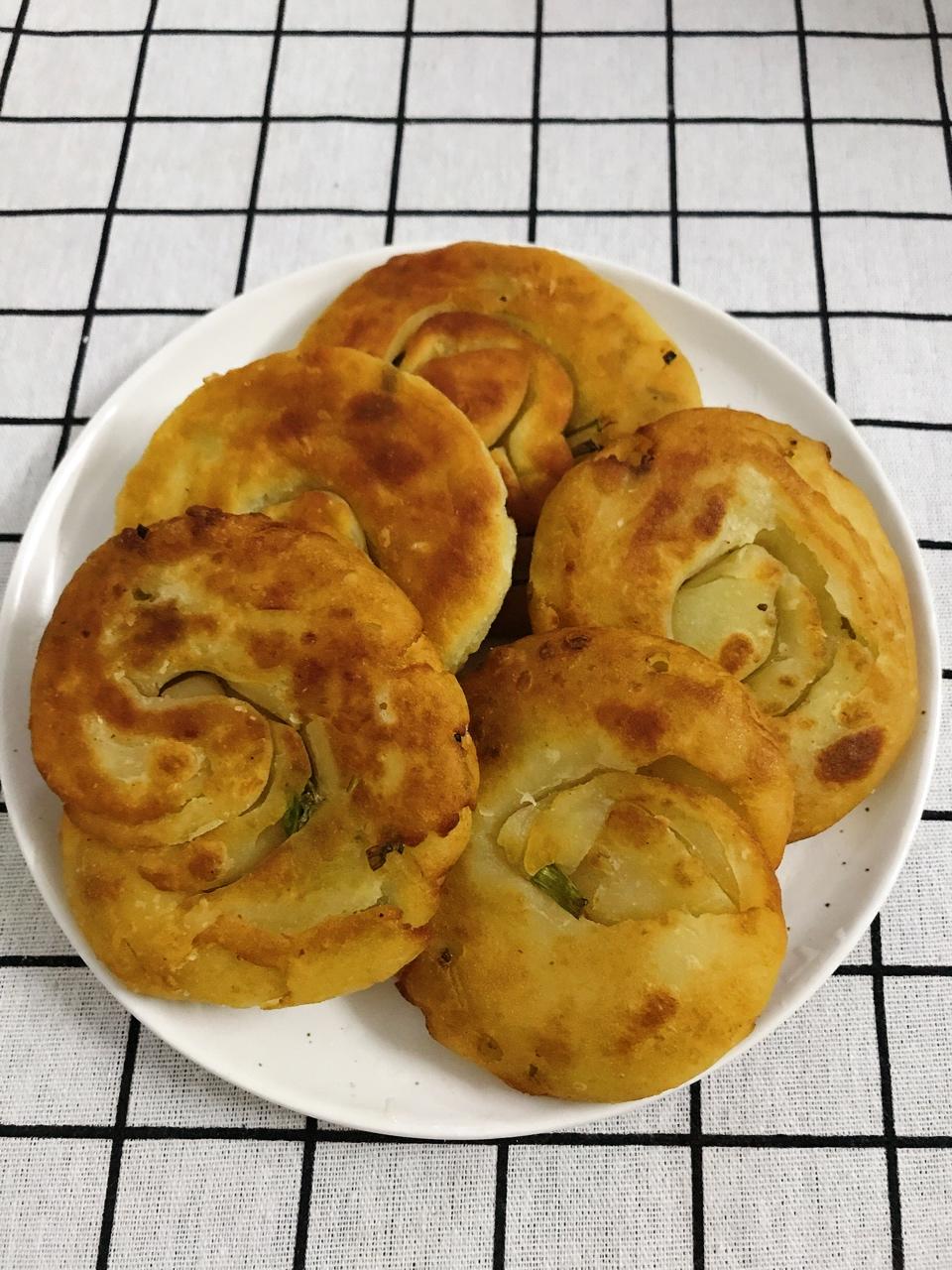 家常葱油饼