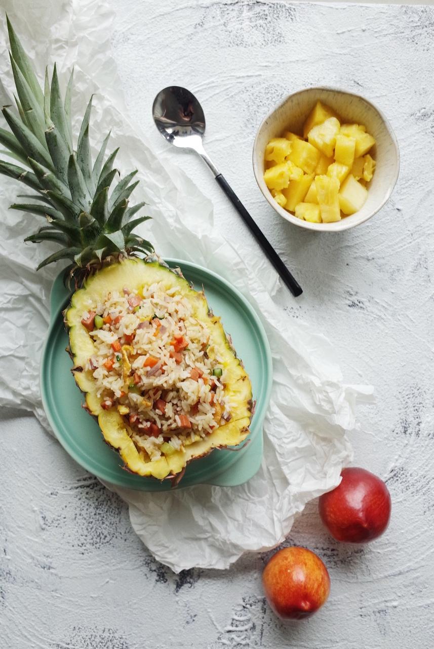 虾仁菠萝炒饭