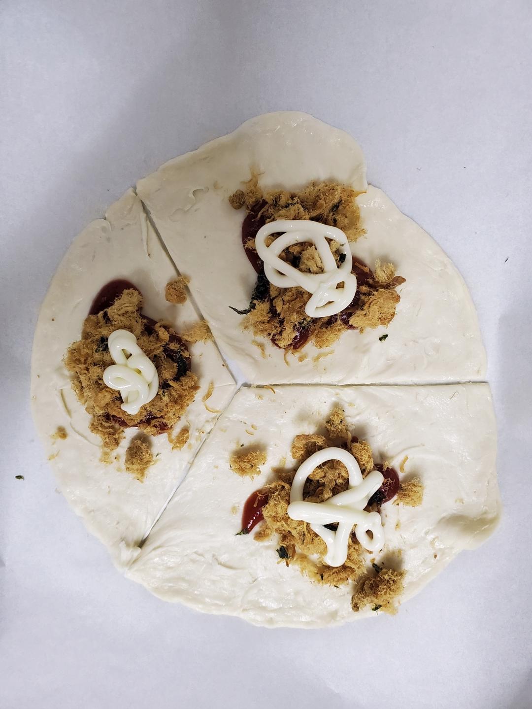 手抓饼芝士肉松派【9月北鼎烤箱食谱】