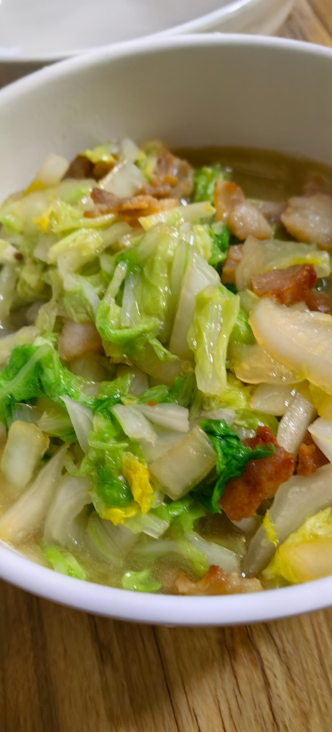 白菜炒肉